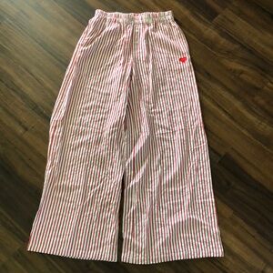 New Sincerely Jules Wide Leg Striped Pajama Pants